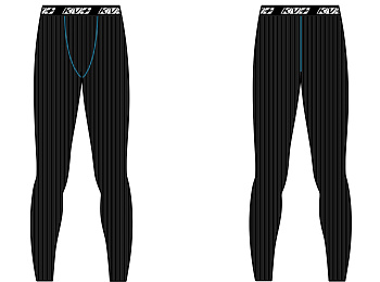 Термобрюки KV+ ASCONA pants man black 20U101.1