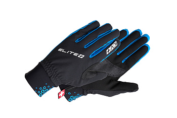 Перчатки KV+ ELITE cross country gloves black\royal 21G04.1