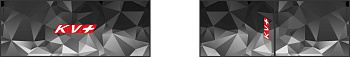 Повязка KV+ TORNADO черный\серый, 22A03.110