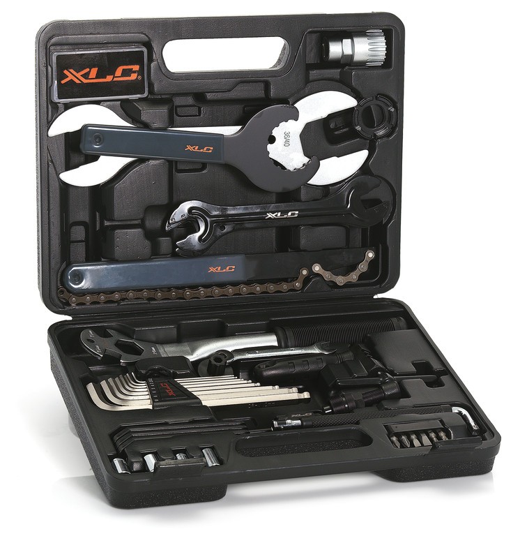 XLC Tools Suitcase to-s61 2503616200. Набор инструментов для велосипеда в чемодане. Набор ключей для велосипеда в чемодане. Необычные инструменты для ремонта. Инструмент реплика