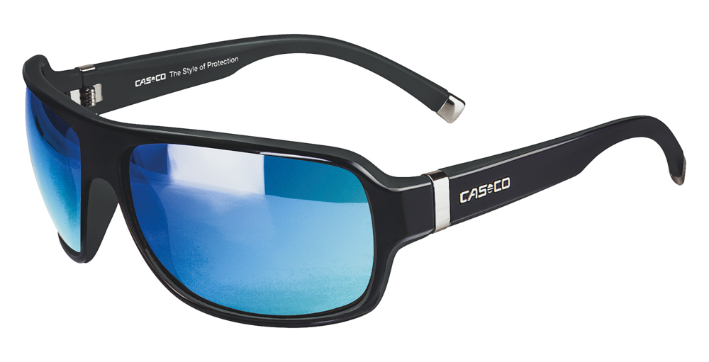 Спортивные очки CASCO SX-61 BICOLOR, black matt\shiny blue mirror 09.1708.08