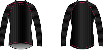 Термофутболка KV+ ASCONA top woman black 20U102.1