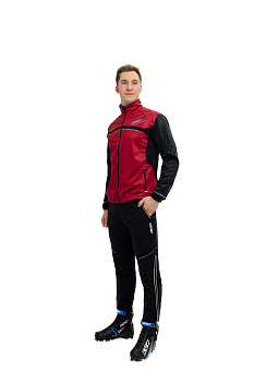 Разминочная куртка KV+ DAVOS jacket unisex red\black, 23V116.3