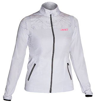 Разминочная куртка KV+ SPRINT jacket woman, white\grey, 23SW06.0