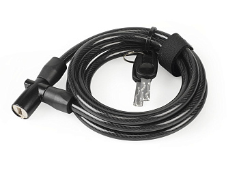 Замок XLC XLC coil cable lock 180cm x 8mm, black, min PU 10 2502322000