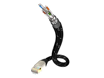 Кабель сетевой LAN INAKUSTIK Exzellenz CAT6 Ethernet Cable, 0.5 m, SF-FTP, AWG 24, 006711005