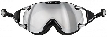 Велосипедная маска CASCO FX70 Carbonic black silver 07.5002