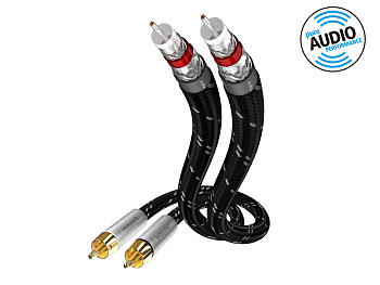 Кабель межблочный INAKUSTIK Exzellenz Stereo Cable, RCA, 0.75 m, 006041007