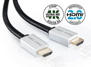 HDMI кабель EAGLE CABLE DELUXE II High Speed HDMI Ethern. 0,75m, 10012007