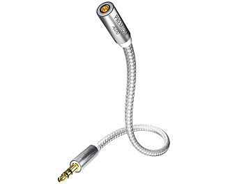 Кабель удлинитель INAKUSTIK Premium Extension Audio Cable, 10m, 3.5mm jack<>3.5mm jack(F)+6,3 jack adapter, 00410210