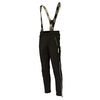 Разминочные брюки KV+ CROSS pants with braces black 21V111.1J