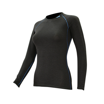 Термофутболка KV+ TENERO underwear women's top, dark grey 21U131.1