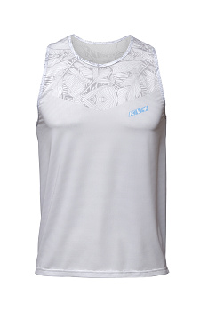 Майка KV+ ARENA running top man, white\grey, 23S02.0