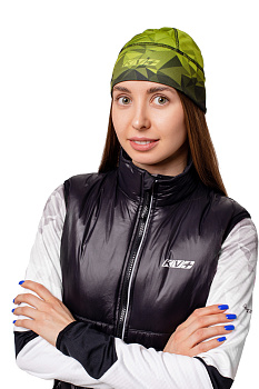 Шапка KV+ Шапка PREMIUM черный\зеленый, 22A02.106