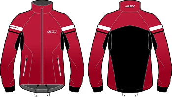 Разминочная куртка KV+ CROSS jacket red, 23V110.3J