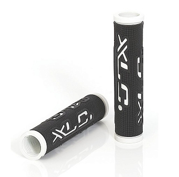 Грипсы XLC Bar Grips 'Dual Colour' black\white 125 mm 2501583503