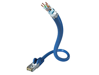 Кабель сетевой LAN INAKUSTIK Profi CAT7 Ethernet Cable, 10.0 m, S-FTP, AWG 26, 00925010