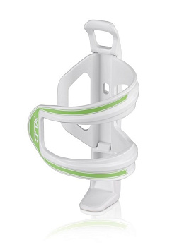 Флягодержатель XLC Bottle Holder Sidecage white\green 2503210601